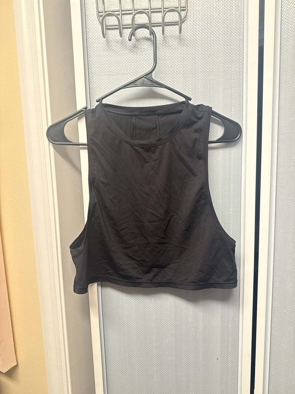 Lululemon Sculpt Cropped Tank Top Black